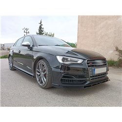 Front splitter for Audi A3 Hatchback III 8V S-Line 3D PRE-FL 2013-2016 ABS