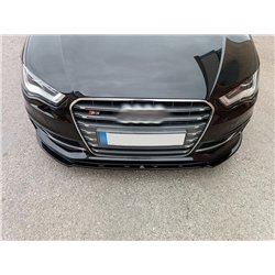 Front splitter for Audi A3 Hatchback III 8V S-Line 3D PRE-FL 2013-2016 ABS