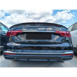 Rear tailgate wing / spoiler for Audi A4 Sedan V B9 8W 4D 2015-2024 PUR