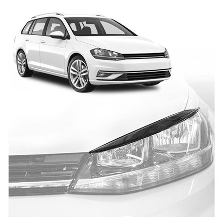 Nakładki nad przednie reflektory Volkswagen VW Golf Variant Kombi VII AU