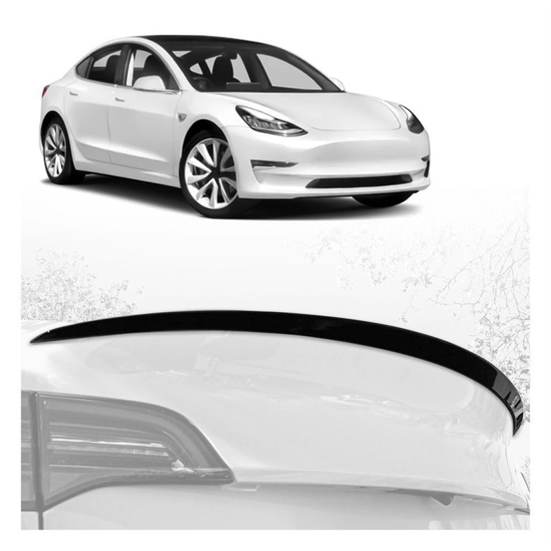 Rear tailgate wing / spoiler for Tesla Model 3 Sedan I (003) 2017- | PUR