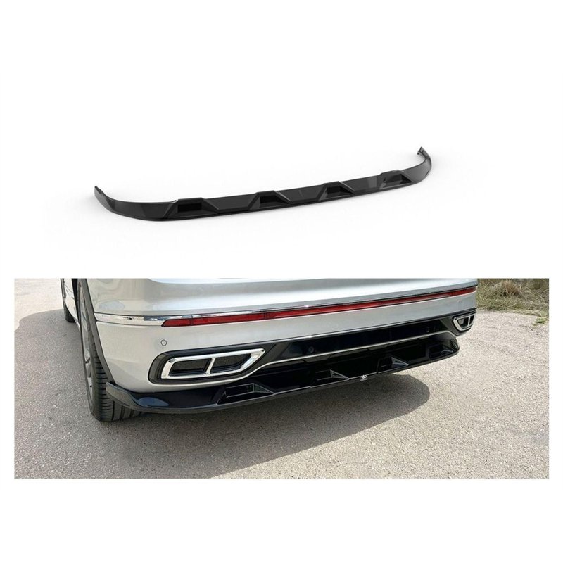 Rear bumper lip for Volkswagen VW Tiguan II AD1/BW R-Line FL 2020-2023 ABS