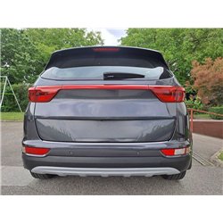 Rear bumper lip for KIA Sportage IV (QL) PRE-FL 2016-2018 | Black ABS