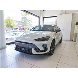 Front splitter for CUPRA Leon Hatchback I (KL) 5D FL 2024- | Black ABS