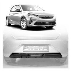 Rear bumper lip for Opel Corsa-e Hatchback F G2J0 U GS-Line 2020- ABS