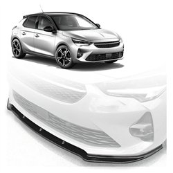 Front splitter for Opel Corsa Hatchback F G2J0 U PRE-FL 2019-2023 ABS
