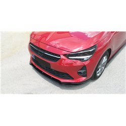 Front splitter for Opel Corsa Hatchback F G2J0 U PRE-FL 2019-2023 ABS