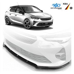 Front splitter for Opel Corsa Hatchback F G2J0 U PRE-FL 2019-2023 ABS