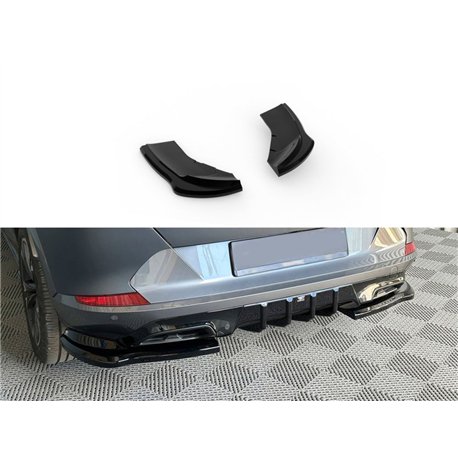 Rear bumper lip for CUPRA Formentor I (KM) PRE-FL 2020-2024 | Black ABS
