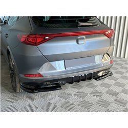 Rear bumper lip for CUPRA Formentor I (KM) PRE-FL 2020-2024 | Black ABS