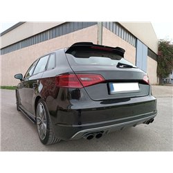 Roof spoiler cover for Audi A3 Hatchback III 8V S-Line 3D 2012-2020 ABS