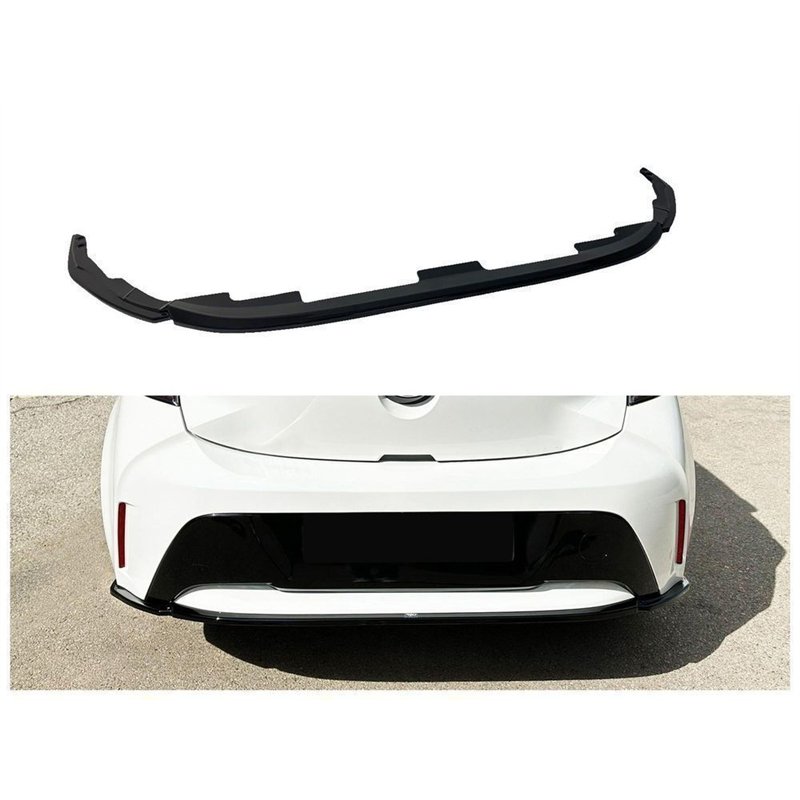 Rear bumper lip for Toyota Corolla Hatchback XII (E210) 2019- | Black ABS