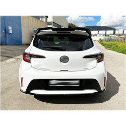 Rear bumper lip for Toyota Corolla Hatchback XII (E210) 2019- | Black ABS