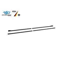 Side skirt extensions for Opel Vivaro-e I (K0) (L3 | L) 2020- Black ABS