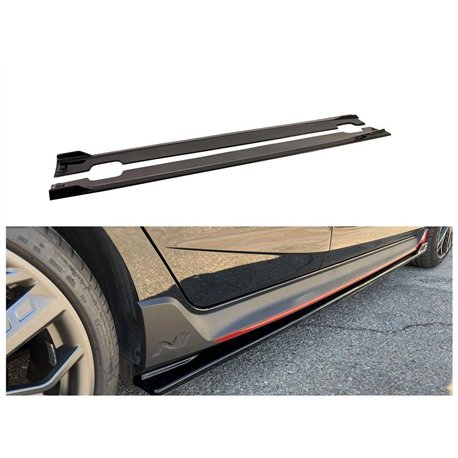 Side skirt extensions for Hyundai i20 Hatchback III BC3/BI3 N / N-Line 2020