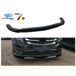 Front splitter for Mercedes Vito (W447) 2014- | Black ABS plastic Shiny