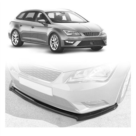 Front splitter for SEAT Leon ST Station Wagon III 5F Kombi PRE-FL 2013-2016