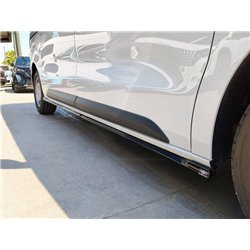 Side skirt extensions for Opel Vivaro-e I K0 L2 Standard 2020- Black ABS