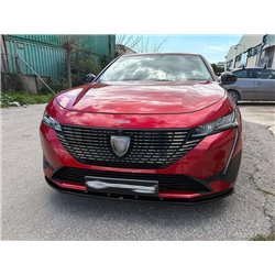 Front splitter for Peugeot 308 Hatchback III P5 P51/P52 2022- Black ABS