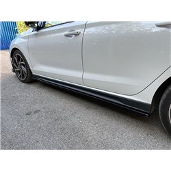 Side skirt extensions for Hyundai i30 Hatchback III PDE N 5D 2017- ABS