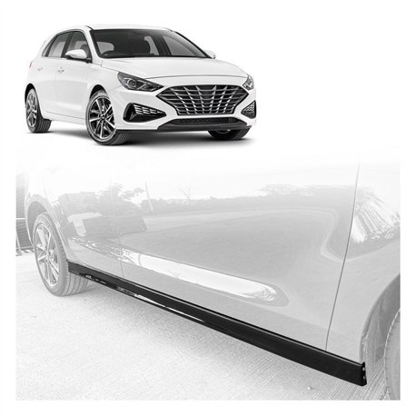 Dokładki progów do Hyundai i30 Hatchback III (PDE) 5D 2016- | ABS