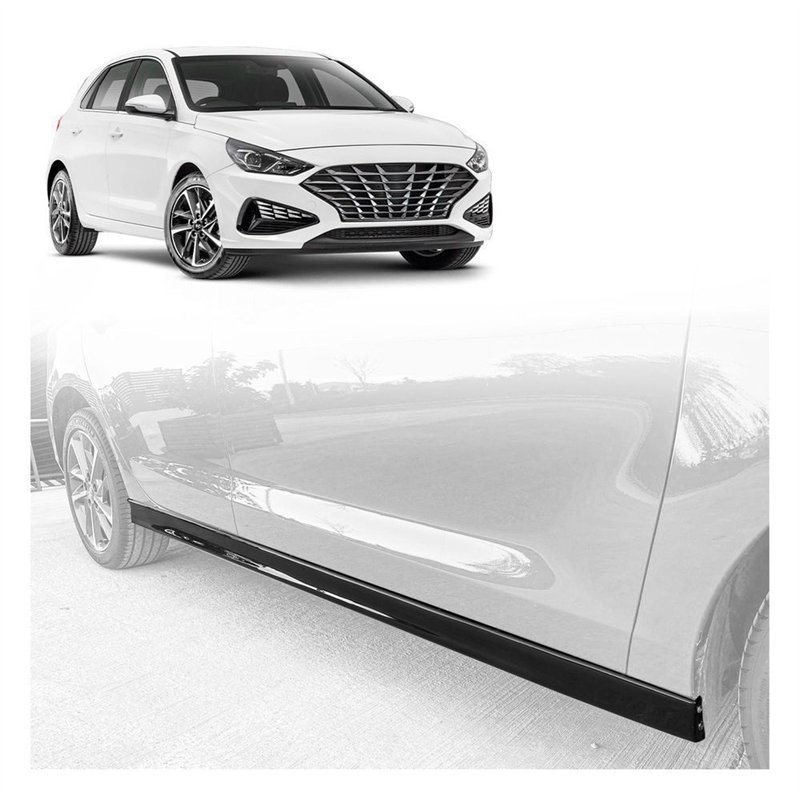 Dokładki progów do Hyundai i30 Hatchback III (PDE) 5D 2016- | ABS