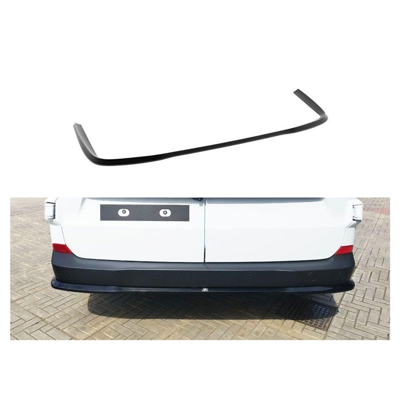 Rear bumper lip for Ford Transit Custom II (V710) 2023- | Black ABS
