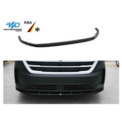 Front splitter for Volkswagen VW Caravelle (T7) 2025- | Black ABS