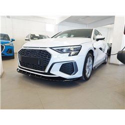 Front splitter for Audi A3 Sportback Hatchback IV 8Y S-Line 5D PRE-FL 2020-