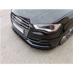 Front splitter for Audi S3 Sportback Hatchback III 8V 5D PRE-FL 2013-2016