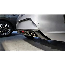 Rear bumper lip for Opel Corsa Hatchback F G2J0 U GS-Line 2019- Black ABS