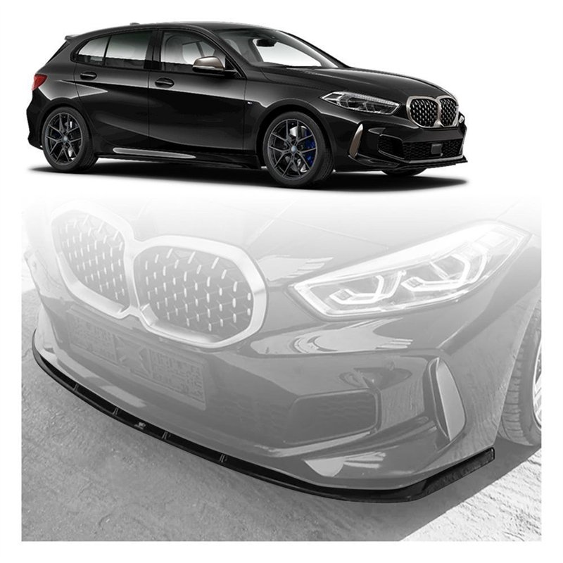 Front splitter for BMW 1 Series Hatchback F40 M Performance 2019-2024 ABS