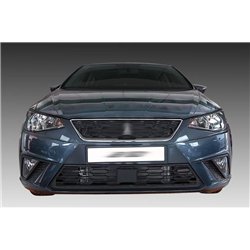 Headlight covers for SEAT Ibiza Hatchback V (6F | KJ) 2017- Black ABS