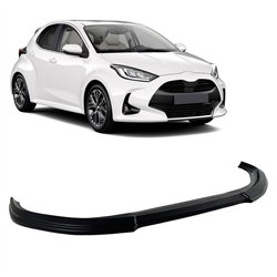 Front splitter for Toyota Yaris Hatchback IV (XP210) 2020- | Black ABS
