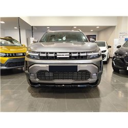 Front splitter for Dacia Duster III (DJF) 2024- | Black ABS plastic Shiny