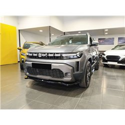 Front splitter for Dacia Duster III (DJF) 2024- | Black ABS plastic Shiny