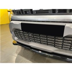 Front splitter for Dacia Duster III (DJF) 2024- | Black ABS plastic Shiny