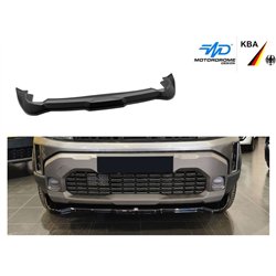 Front splitter for Dacia Duster III (DJF) 2024- | Black ABS plastic Shiny