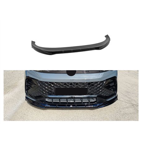 Front splitter for Volkswagen VW Tiguan III (CT) R-Line 2024- | Black ABS