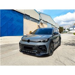 Front splitter for Volkswagen VW Tiguan III (CT) R-Line 2024- | Black ABS