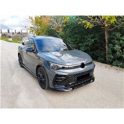 Front splitter for Volkswagen VW Tiguan III (CT) R-Line 2024- | Black ABS