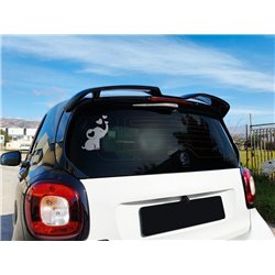 Roof spoiler for Smart Fortwo Coupe III (C453) 3D 2014-2023 | PUR