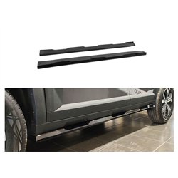 Side skirt extensions for Dacia Duster III (DJF) 2024- | Black ABS