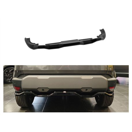 Rear bumper lip for Dacia Duster III (DJF) 2024- | Black ABS plastic Shiny