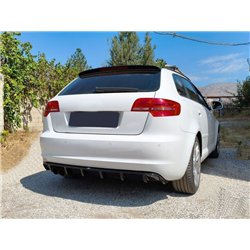 Dokładka tylnego zderzaka Audi A3 Sportback Hatchback II 8PA 5D FL 2008-