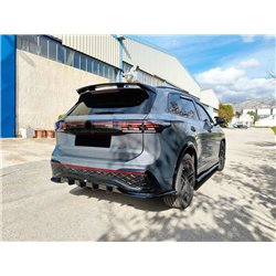 Rear bumper lip for Volkswagen VW Tiguan III (CT) R-Line 2024- | Black ABS