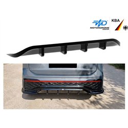 Rear bumper lip for Volkswagen VW Tiguan III (CT) R-Line 2024- | Black ABS