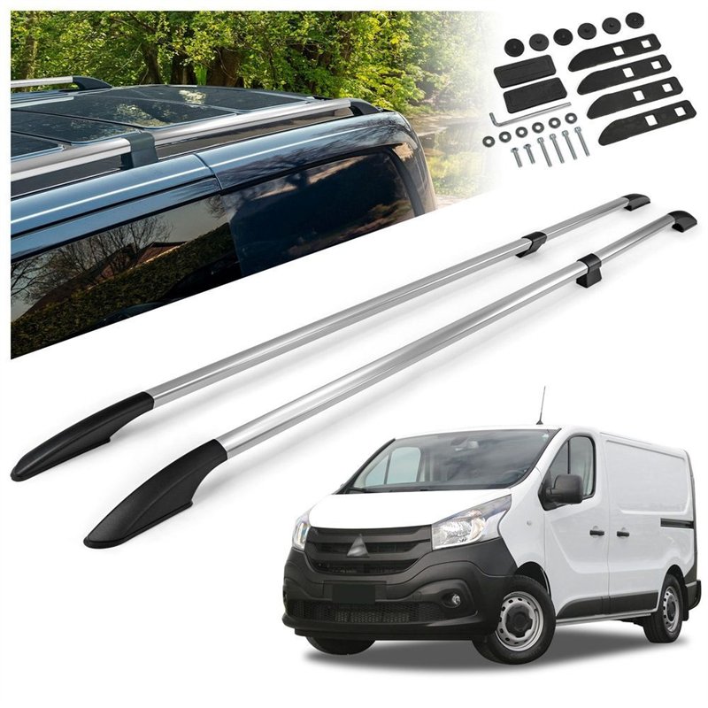 Split roof rails for Mitsubishi Express IV X82 SN L1 SWB 2020-2022 Solid A