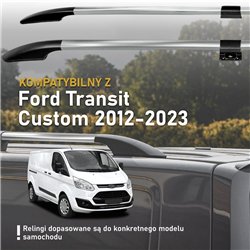 Relingi dachowe dzielone Ford Transit Custom I V362 FY/FZ/F3 L1 SWB 2012
