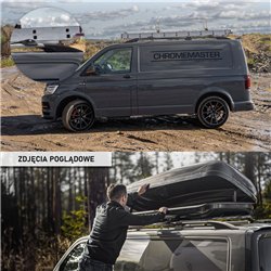 Split roof rails for Volkswagen VW Caravelle T6 L1 SWB 2015-2019 Solid Alu